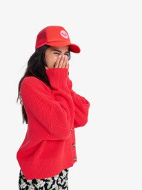 1 Cosmic Coast - Cardigan for Women Red ERJSW03698 Roxy