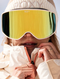 0 Storm Peak Chic - Snowboardbrille für Frauen Beige ERJTG03223 Roxy