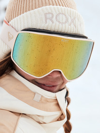 2 Storm Peak Chic - Snowboardbrille für Frauen Beige ERJTG03223 Roxy