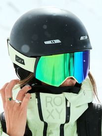 4 Wildlove - Snowboardbrille für Frauen Grün ERJTG03230 Roxy