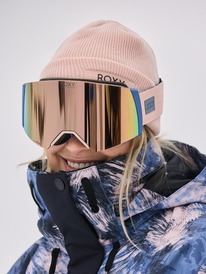 0 Wildlove - Snowboard Bril voor Dames Pink ERJTG03230 Roxy