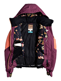 8 Torah Bright Summit - Snow Jacket Purple ERJTJ03216 Roxy