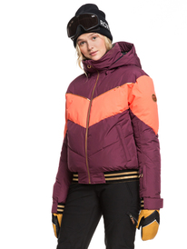0 Torah Bright Summit - Snow Jacket Purple ERJTJ03216 Roxy