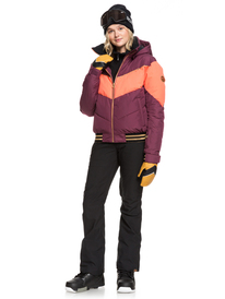 4 Torah Bright Summit - Snow Jacket Purple ERJTJ03216 Roxy