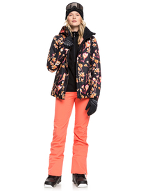 3 Torah Bright ROXY Jetty - Snow Jacket for Women  ERJTJ03242 Roxy