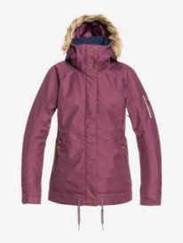10 Meade - Snow Jacket for Women Purple ERJTJ03328 Roxy