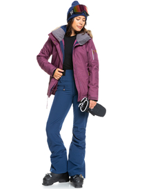 8 Meade - Snow Jacket for Women Purple ERJTJ03328 Roxy
