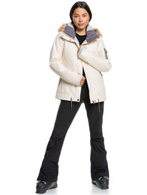 8 Meade - Chaqueta para Nieve para Mujer Beige ERJTJ03328 Roxy