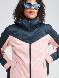 3 Free Jet Block - Technical Snow Jacket for Women Pink ERJTJ03362 Roxy