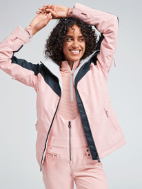 1 Free Jet Block - Technical Snow Jacket for Women Pink ERJTJ03362 Roxy