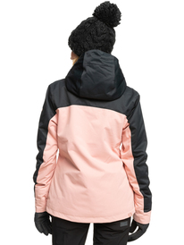 14 Free Jet Block - Technical Snow Jacket for Women Pink ERJTJ03362 Roxy