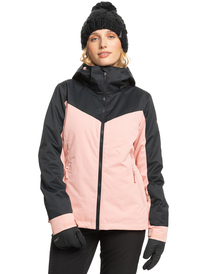 5 Free Jet Block - Technical Snow Jacket for Women Pink ERJTJ03362 Roxy