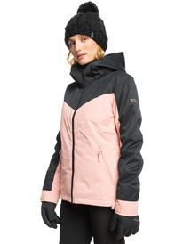 6 Free Jet Block - Technical Snow Jacket for Women Pink ERJTJ03362 Roxy