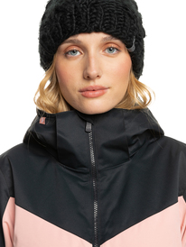 9 Free Jet Block - Technical Snow Jacket for Women Pink ERJTJ03362 Roxy