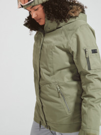 3 Meade - Isolierte Schneejacke für Frauen Beige ERJTJ03367 Roxy