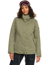 8 Meade - Isolierte Schneejacke für Frauen Beige ERJTJ03367 Roxy