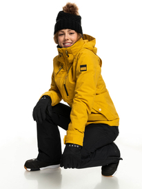 7 Presence Parka - Chaqueta snow con aislante para Mujer Amarillo ERJTJ03372 Roxy