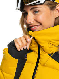 4 Snow Blizzard - Insulated Snow Jacket for Women Yellow ERJTJ03382 Roxy