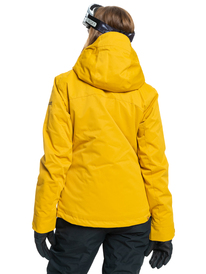 8 Free Jet Solid - Funktionelle Schneejacke für Frauen Gelb ERJTJ03399 Roxy