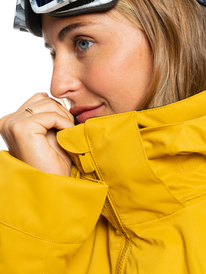 2 Free Jet Solid - Funktionelle Schneejacke für Frauen Gelb ERJTJ03399 Roxy