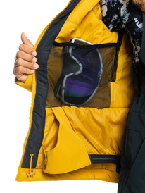 5 Free Jet Solid - Funktionelle Schneejacke für Frauen Gelb ERJTJ03399 Roxy