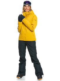 7 Free Jet Solid - Funktionelle Schneejacke für Frauen Gelb ERJTJ03399 Roxy