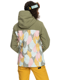 7 Galaxy Print Block - Funktionelle Schneejacke für Frauen  ERJTJ03402 Roxy