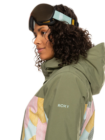 2 Galaxy Print Block - Technical Snow Jacket for Women  ERJTJ03402 Roxy