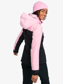 8 Free Jet Block - Technical Snow Jacket for Women Pink ERJTJ03430 Roxy