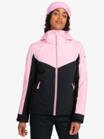 0 Free Jet Block - Technical Snow Jacket for Women Pink ERJTJ03430 Roxy