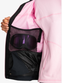 2 Free Jet Block - Technical Snow Jacket for Women Pink ERJTJ03430 Roxy