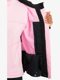 3 Free Jet Block - Technical Snow Jacket for Women Pink ERJTJ03430 Roxy