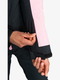 6 Free Jet Block - Technical Snow Jacket for Women Pink ERJTJ03430 Roxy