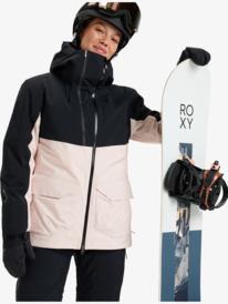 0 Gore-Tex Stretch Purelines - Snowboardjack voor Dames Pink ERJTJ03461 Roxy