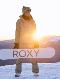 4 Illumine Warmlink - Snowboardjack voor Dames Green ERJTJ03462 Roxy