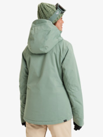 9 Illumine Warmlink - Veste de snow pour Femme Vert ERJTJ03462 Roxy