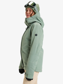 7 Illumine Warmlink - Snow Jacket for Women Green ERJTJ03462 Roxy