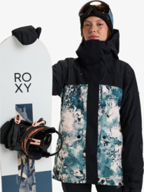 5 Glade Gore-Tex  - Snowboardjack voor Dames Blue ERJTJ03463 Roxy