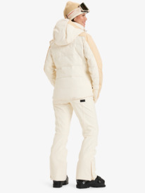 10 Snowblizzard - Chaqueta snow para mujer Beige ERJTJ03466 Roxy