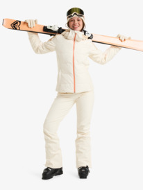 8 Snowblizzard - Snowboardjack voor Dames Beige ERJTJ03466 Roxy