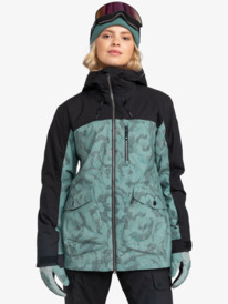 5 Stated - Snow Jacket for Women Green ERJTJ03467 Roxy