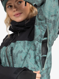 8 Stated - Schneejacke für Frauen Grün ERJTJ03467 Roxy