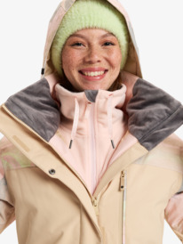 5 Dawnrae - Snow Jacket for Women Beige ERJTJ03471 Roxy