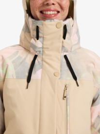 6 Dawnrae - Giacca da Snowboard da Donna Beige ERJTJ03471 Roxy