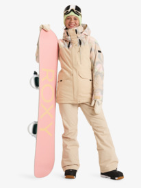 2 Dawnrae - Snowboardjack voor Dames Beige ERJTJ03471 Roxy