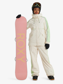 8 Highridge - Giacca da Snowboard da Donna Beige ERJTJ03475 Roxy