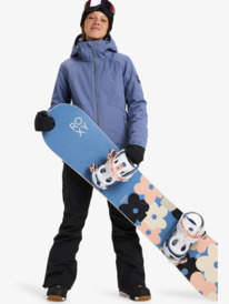 3 Meade - Snowboardjack voor Dames Blue ERJTJ03477 Roxy