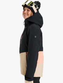 1 Peakside - Giacca da Snowboard da Donna Black ERJTJ03478 Roxy