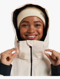 5 Free Jet - Chaqueta para Nieve para Mujer Beige ERJTJ03480 Roxy