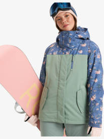 0 Roxy Jetty - Snowboardjack voor Dames Blue ERJTJ03482 Roxy